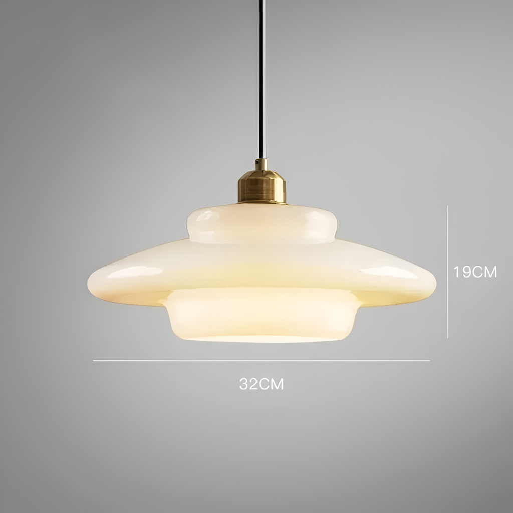 Gold Finish Art Deco Ceiling Lamp With Brass And Glass Vintage Design | Temsk