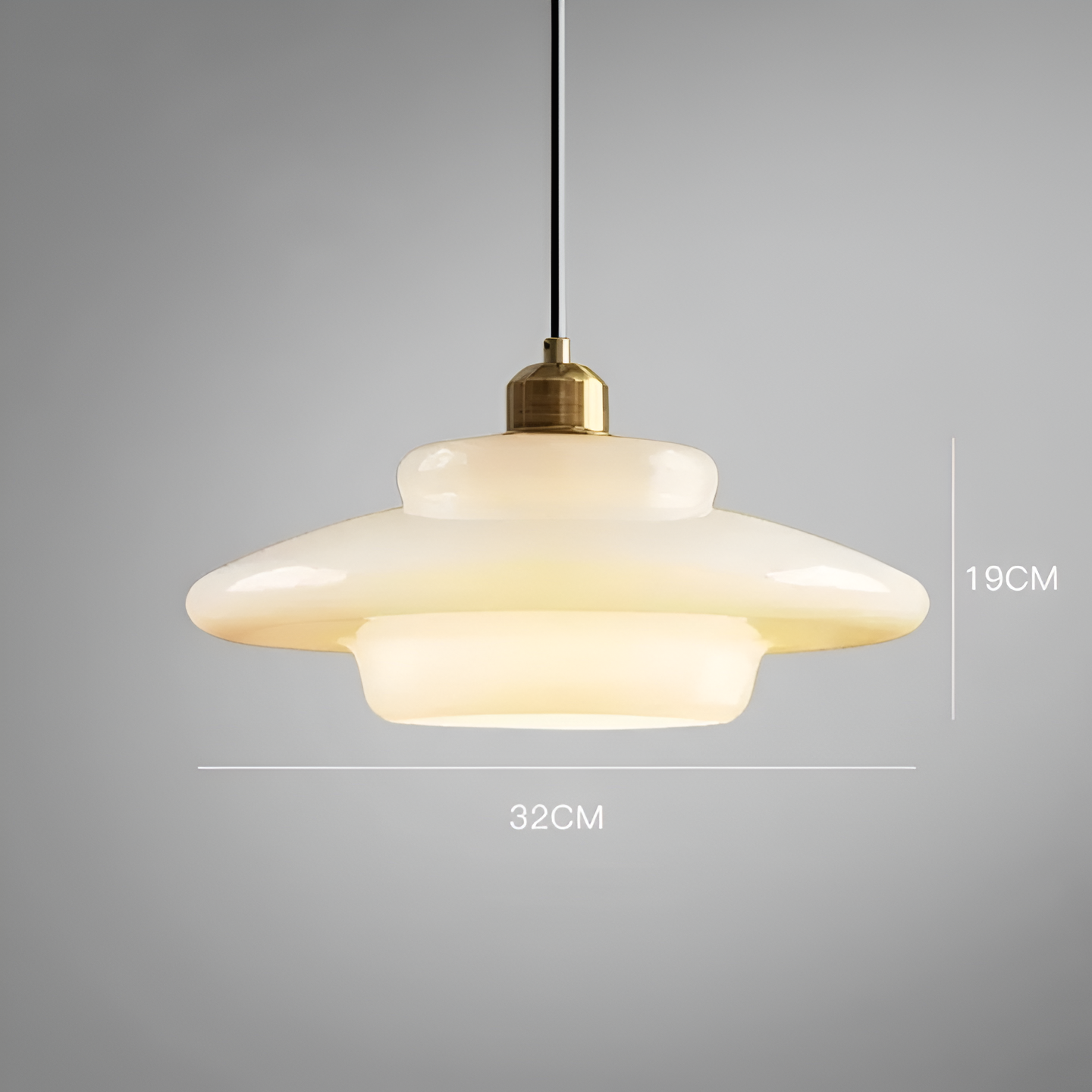 Gold Finish Art Deco Ceiling Lamp With Brass And Glass Vintage Design | Temsk