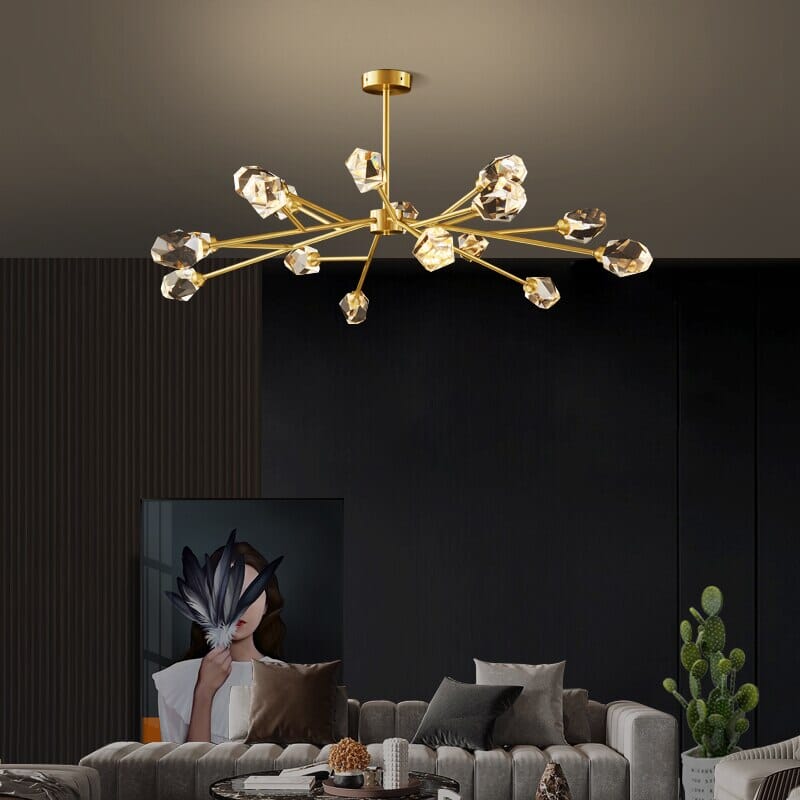 Aurelia Crystal Pendant Light With Modern Design And Bright Beams | Temsk