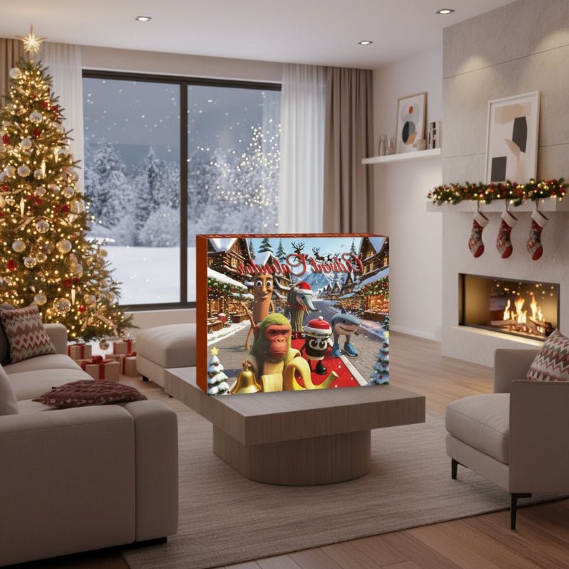 LumaJoy Kreativní adventní kalendář pro děti se 24 radostnými překvapeními a hracími figurkami | Temsk