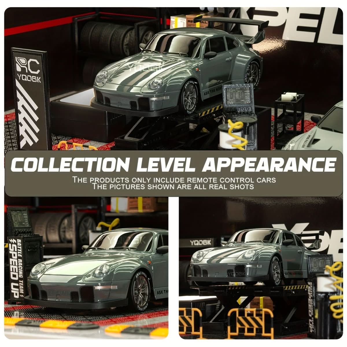 Nova Drift Master RC Auto mit LED-Rädern und 1:24 Maßstab 4WD | Temsk