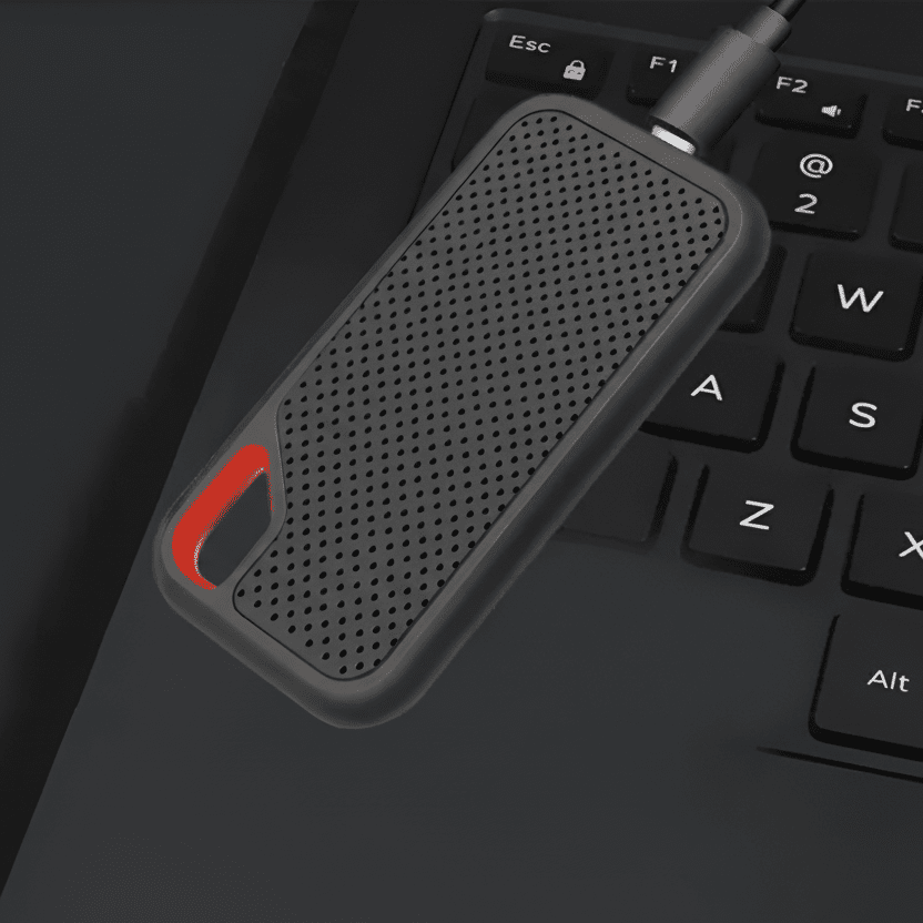 Přenosný externí SSD disk NovaSwift s vysokou rychlostí a kapacitou 100 GB | Temsk