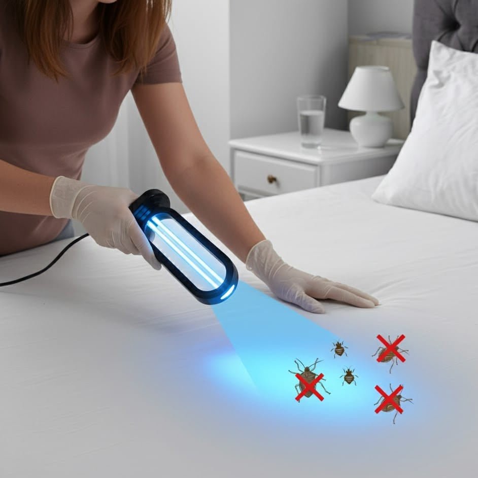 NovaShield UV sterilizační lampa zabíjející štěnice a bakterie | Temsk