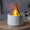 Aroma Diffuser With Ultrasonic Flame Humidifier And Fragrance Oil Relaxing Lighting | Temsk