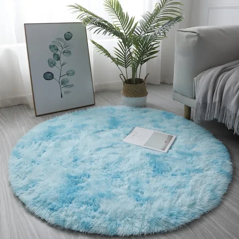 Fluffora Ultrasoft Round Plush Rug for Cozy Living Spaces | Temsk