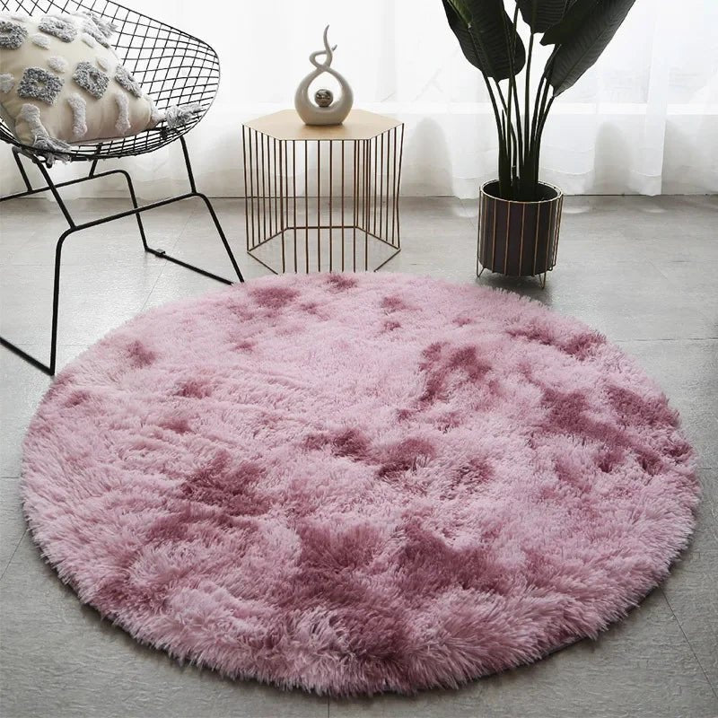 Fluffora Ultrasoft Round Plush Rug for Cozy Living Spaces | Temsk