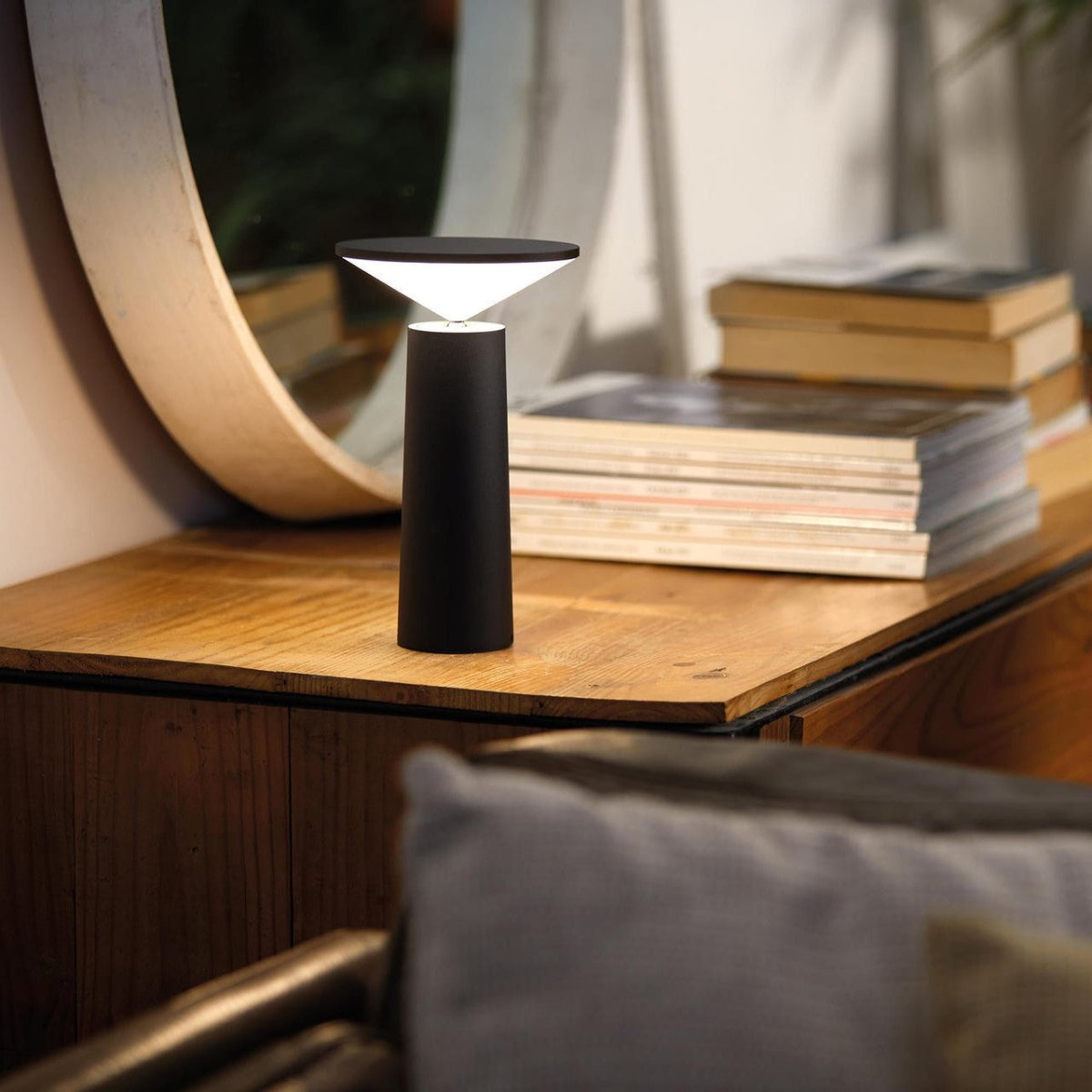 Dimmbares modernes Designerlicht für Aurora Libra Tischlampe | Temsk