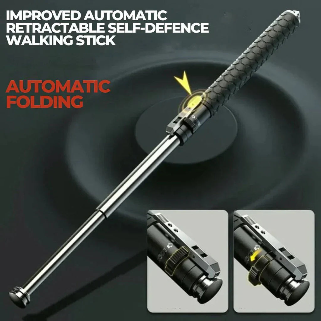 Trail Guard Trek Stick Automatic Walking Stick With Self Defense | Temsk