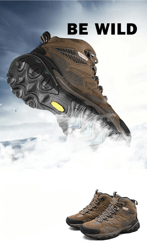 TrailForge Men's Trekking Boots With Suede Breathable And Rainproof For Winter | Temsk