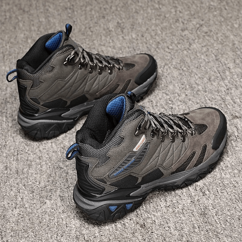 TrailForge Men's Trekking Boots With Suede Breathable And Rainproof For Winter | Temsk