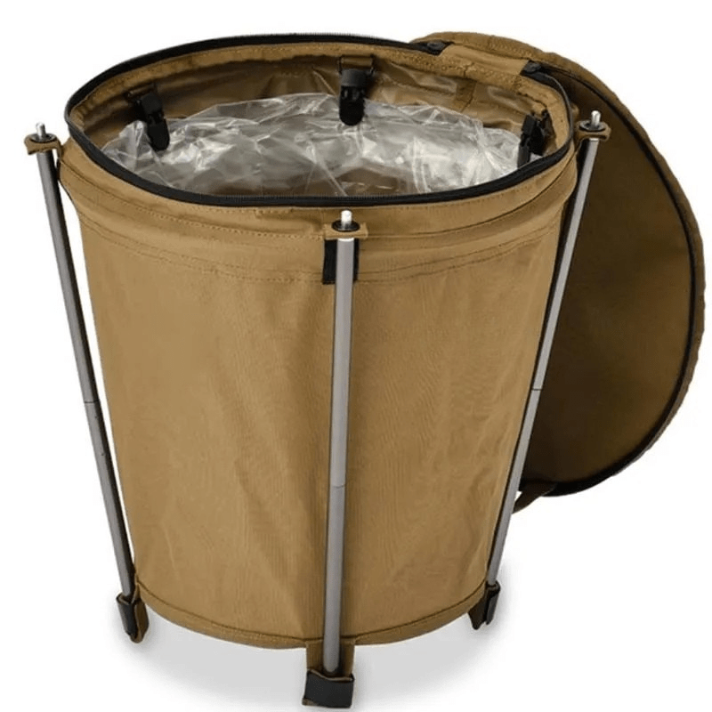 TrailNest Foldable Camping Bin With Oxford Fabric And 20 Litre Capacity PVC Lining | Temsk