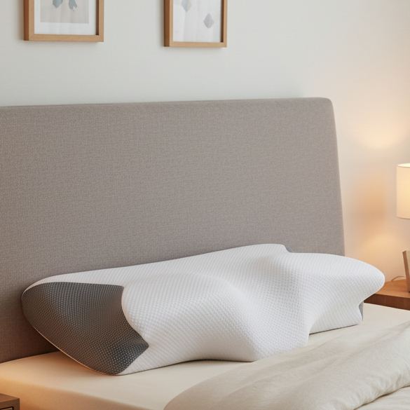 QuietEase Anti-Snore Pillow Ergonomic And Comfortable For A Restful Night | Temsk