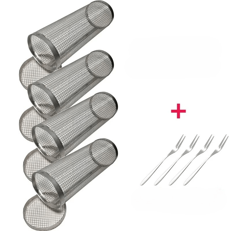 AeroGrill Rotating Barbecue Basket in Stainless Steel for Even Cooking | Temsk