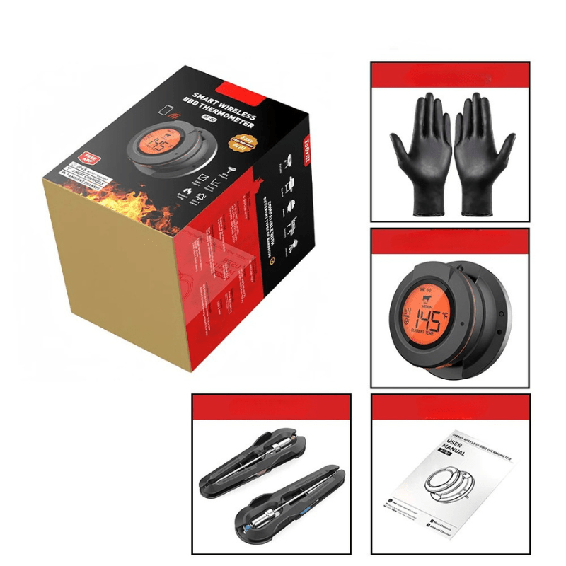 AeroTemp Pro Wireless Meat Thermometer for Barbecue and Grilling | Temsk