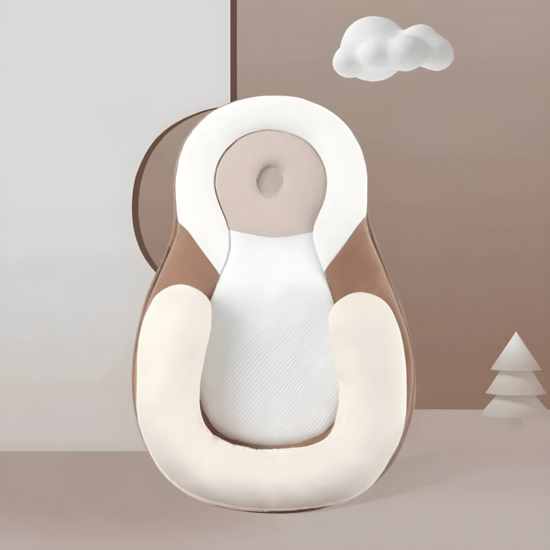 Cuscino ergonomico per neonati NurtureNest per un sonno sicuro | Temsk