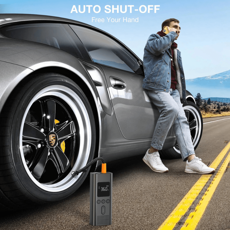 VoltPulse Pro Cordless Air Pump With 150 PSI And LCD Display | Temsk
