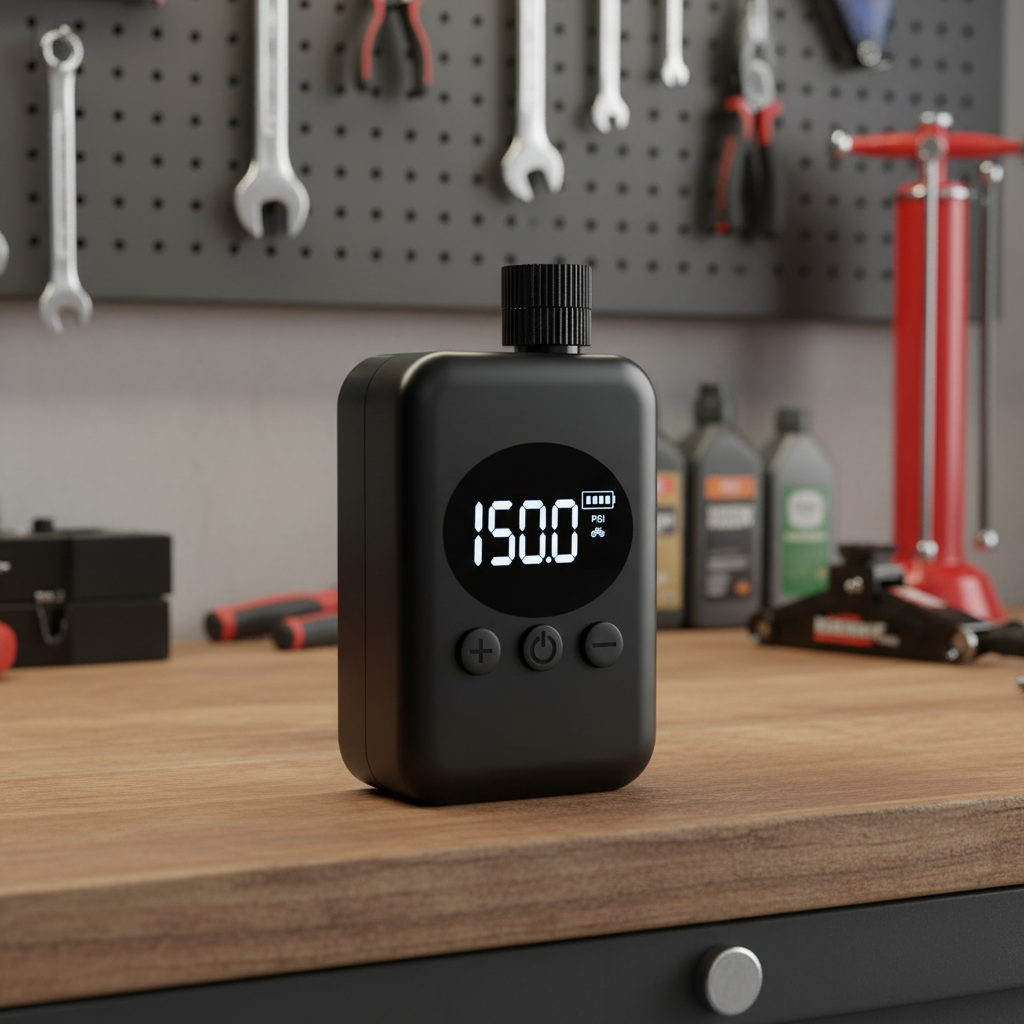 TrailPulse Pro Portable 150 PSI Mini Bike Pump for MTB and Outdoor | Temsk