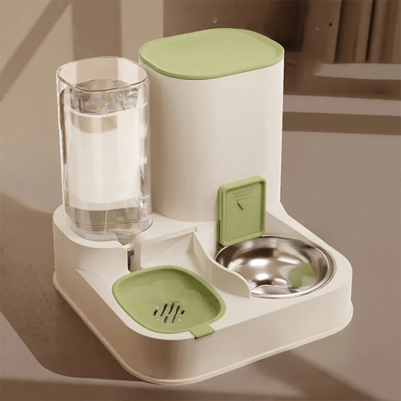 PetAqua Automatic Food and Water Dispenser for Pets | Temsk