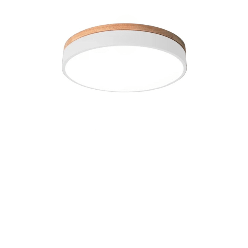 AuroraWood Modern Ceiling Light With Natural Wood For Any Room | Temsk