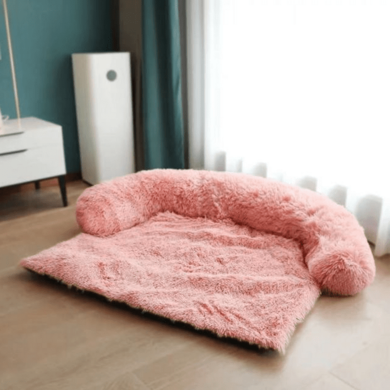 CozyPaw Plush Pet Sofa for Soft Sleep and Furniture Protection | Temsk