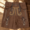 HeritageForge Men's Leather Trousers With Traditional Design | Temsk