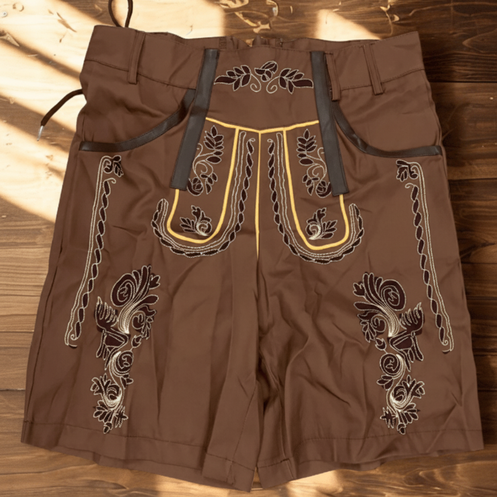 HeritageForge Men's Leather Trousers With Traditional Design | Temsk
