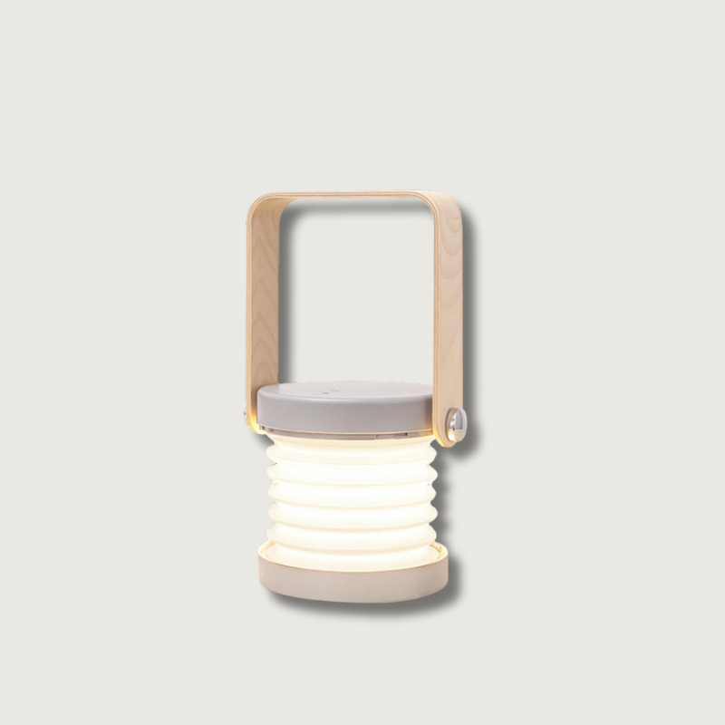 GlowHaven Honeycomb Portable Table Lamp With Cozy Glow | Temsk
