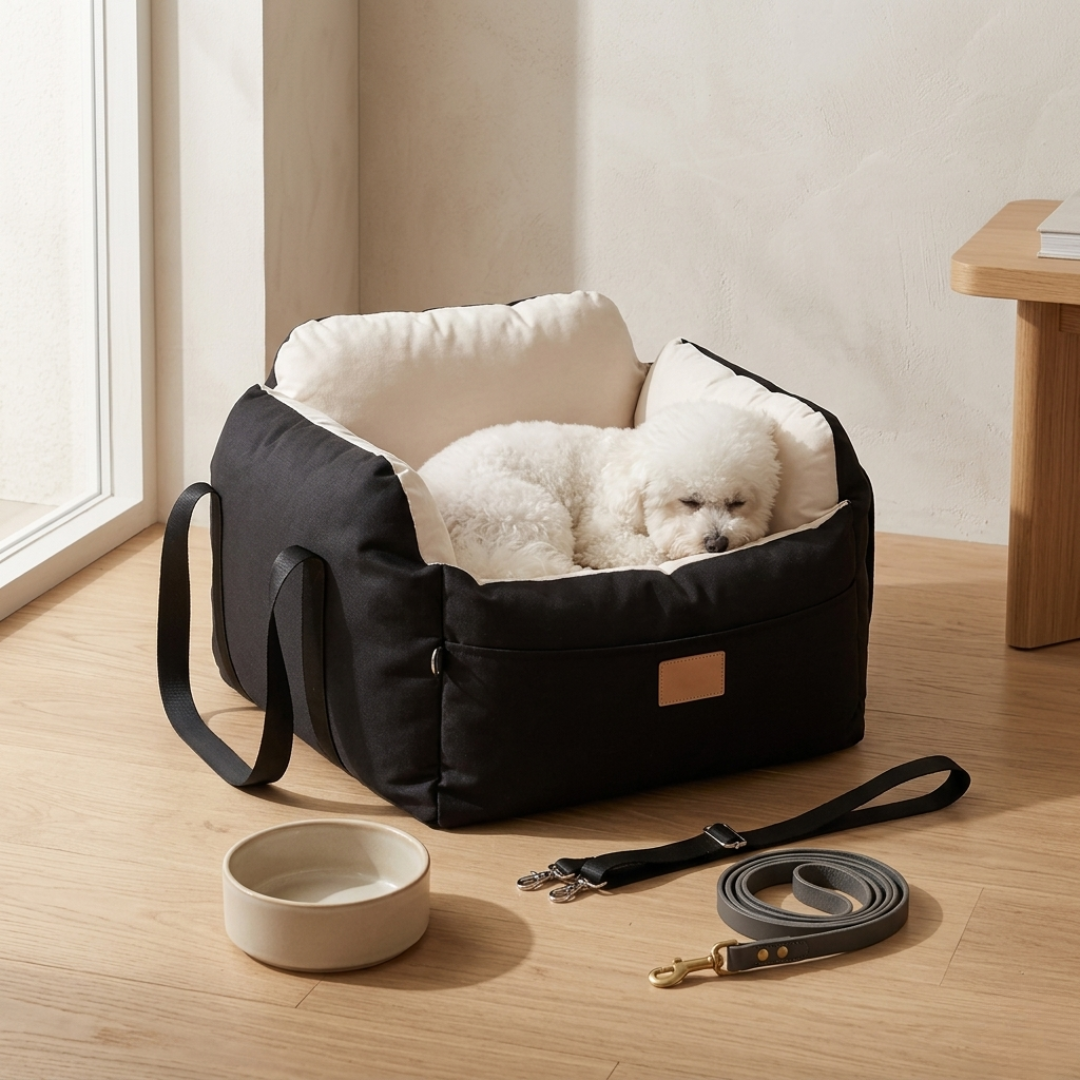 Dog Car Seat With Safety Belt For Pet Travel In Cars | Temsk