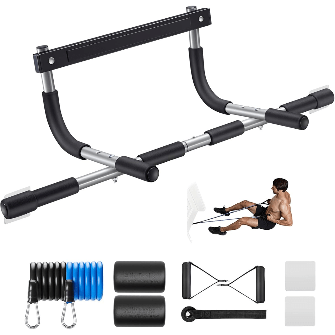 IronCore Pull-Up Bar for Door Frames, Steel Bar With 200 Kg Load Capacity | Temsk
