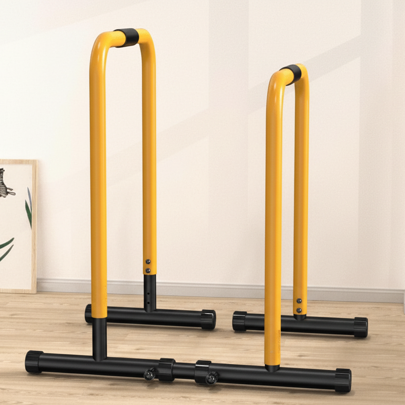 FlexCore Adjustable Steel Dip Station For Upper Body Training | Temsk