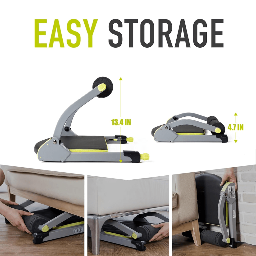 NovaFlex Compact Ab Crunch Trainer For Effective Abdominal Muscle Training | Temsk