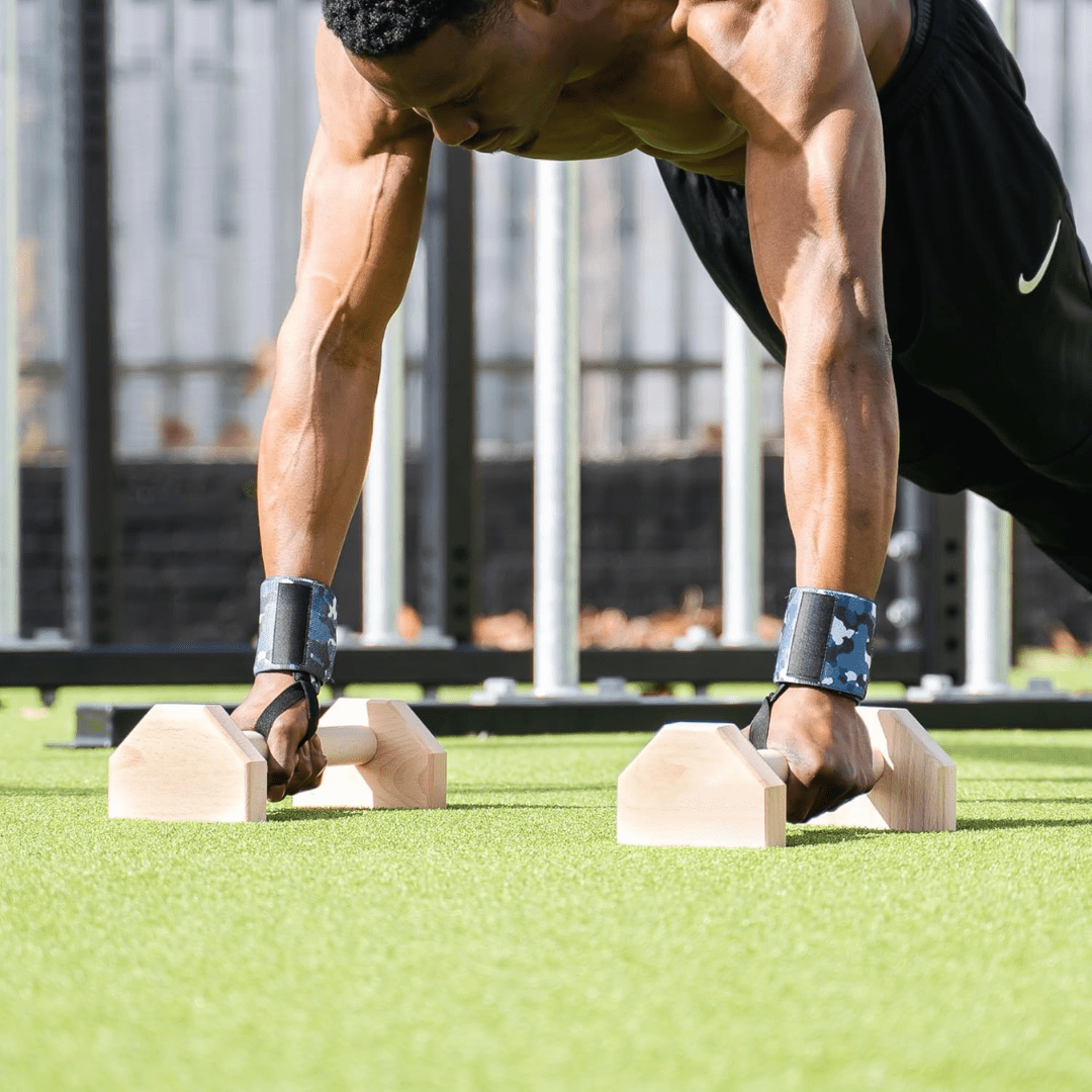 NovaFlex Wooden Push-Up Bars For Stable Calisthenics Training | Temsk