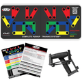 PulseFlex Foldable Push Up Board With 30 Positions For Targeted Muscle Training | Temsk