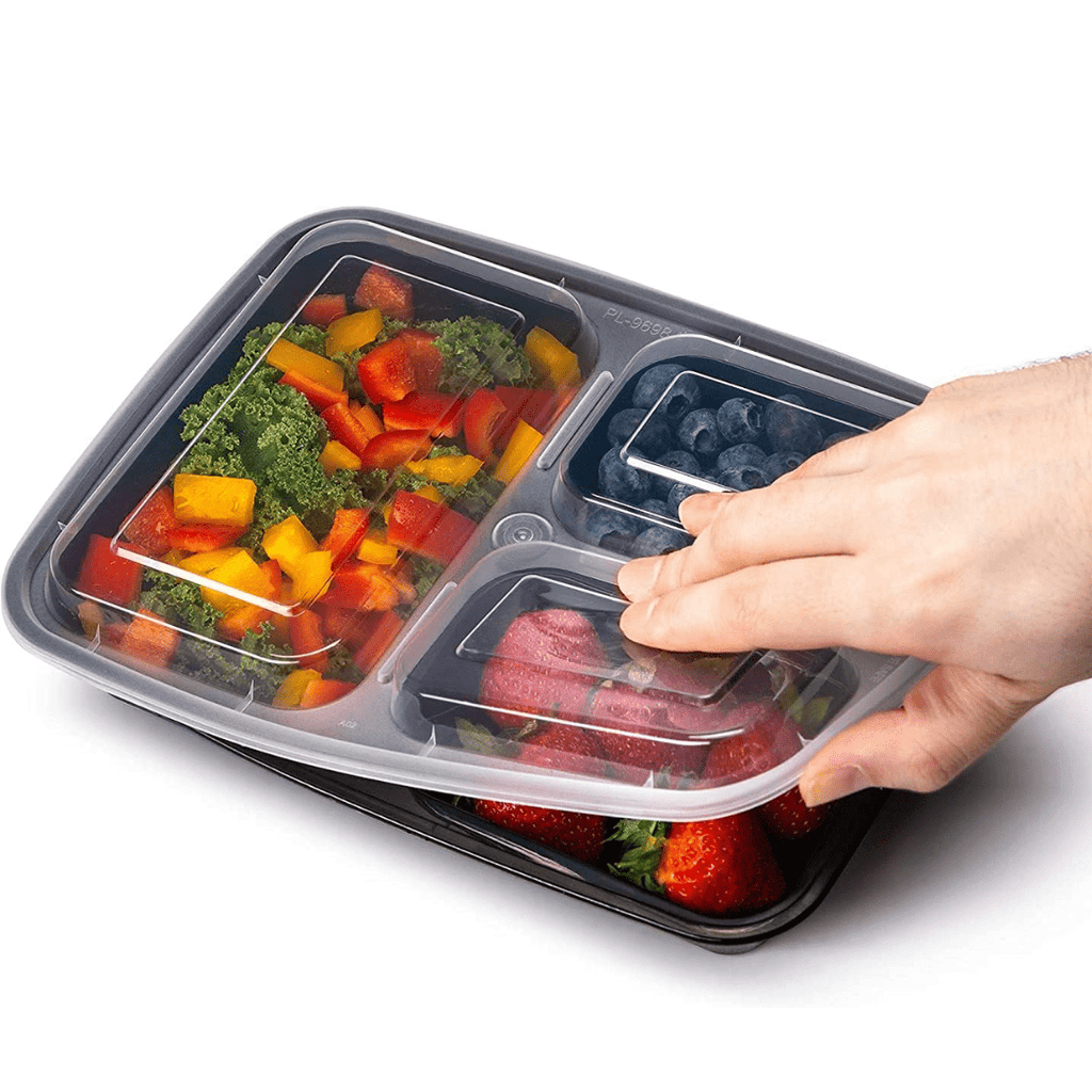 BentoForge Three Compartment Bento Box For Structured Meals | Temsk