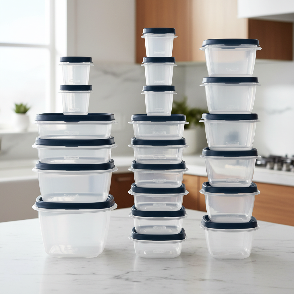Stackable Food Storage Containers For A Leakproof And Organised Kitchen | Temsk
