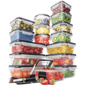 Opulent Pantry Airtight Storage Boxes Set Of 16 For A Neat Kitchen | Temsk