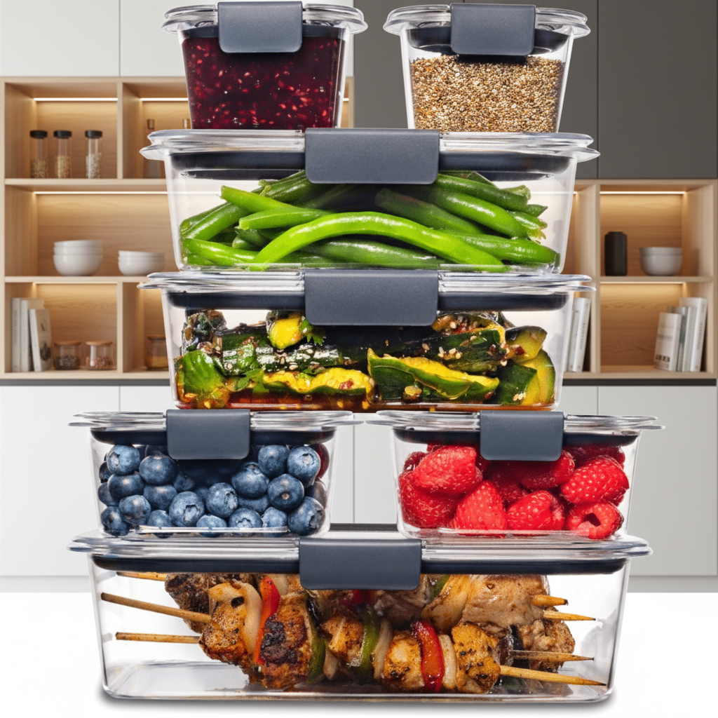 PureGuard BPA-Free Meal Prep Containers Set of Seven | Temsk