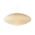 Mulberry papir Japandi loftslampe med geometrisk hvid LED 50/60 cm | Temsk