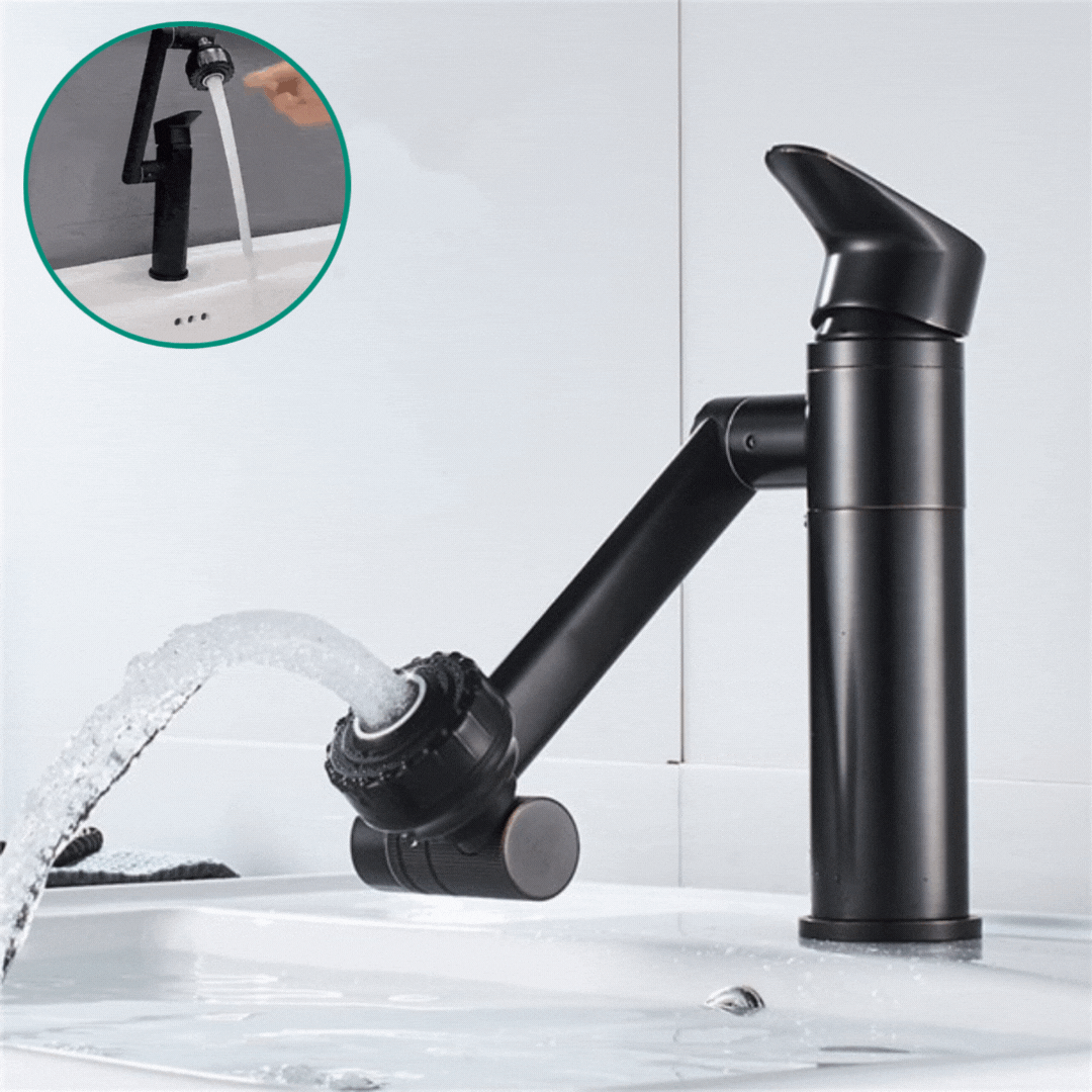 FlexiFlow 360° Flexible Tap With Spray Function For Wash Basins | Temsk