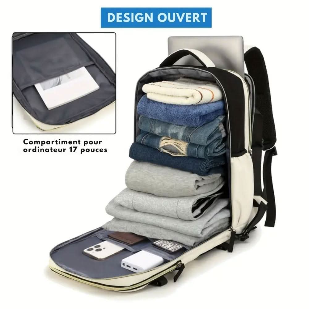 MetroFlex Pack Versatile Travel Backpack With Laptop Compartment And Shoe Compartment | Temsk