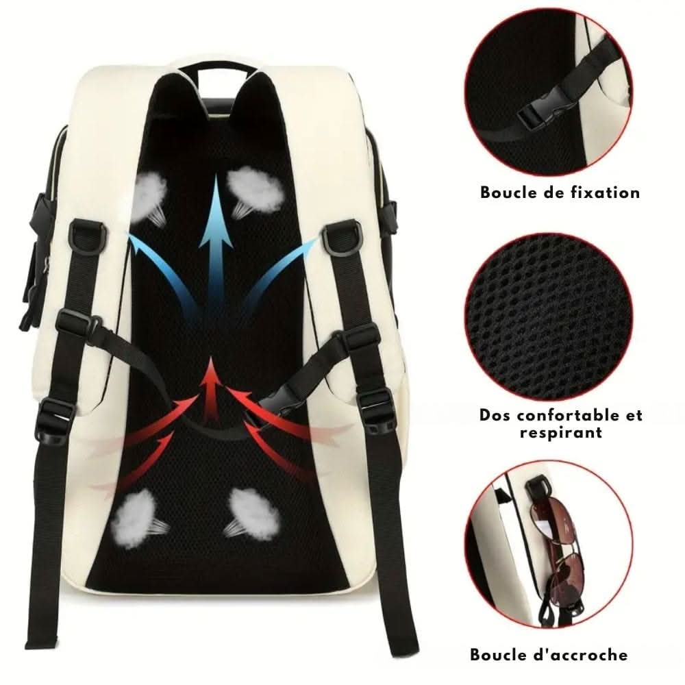 MetroFlex Pack Versatile Travel Backpack With Laptop Compartment And Shoe Compartment | Temsk