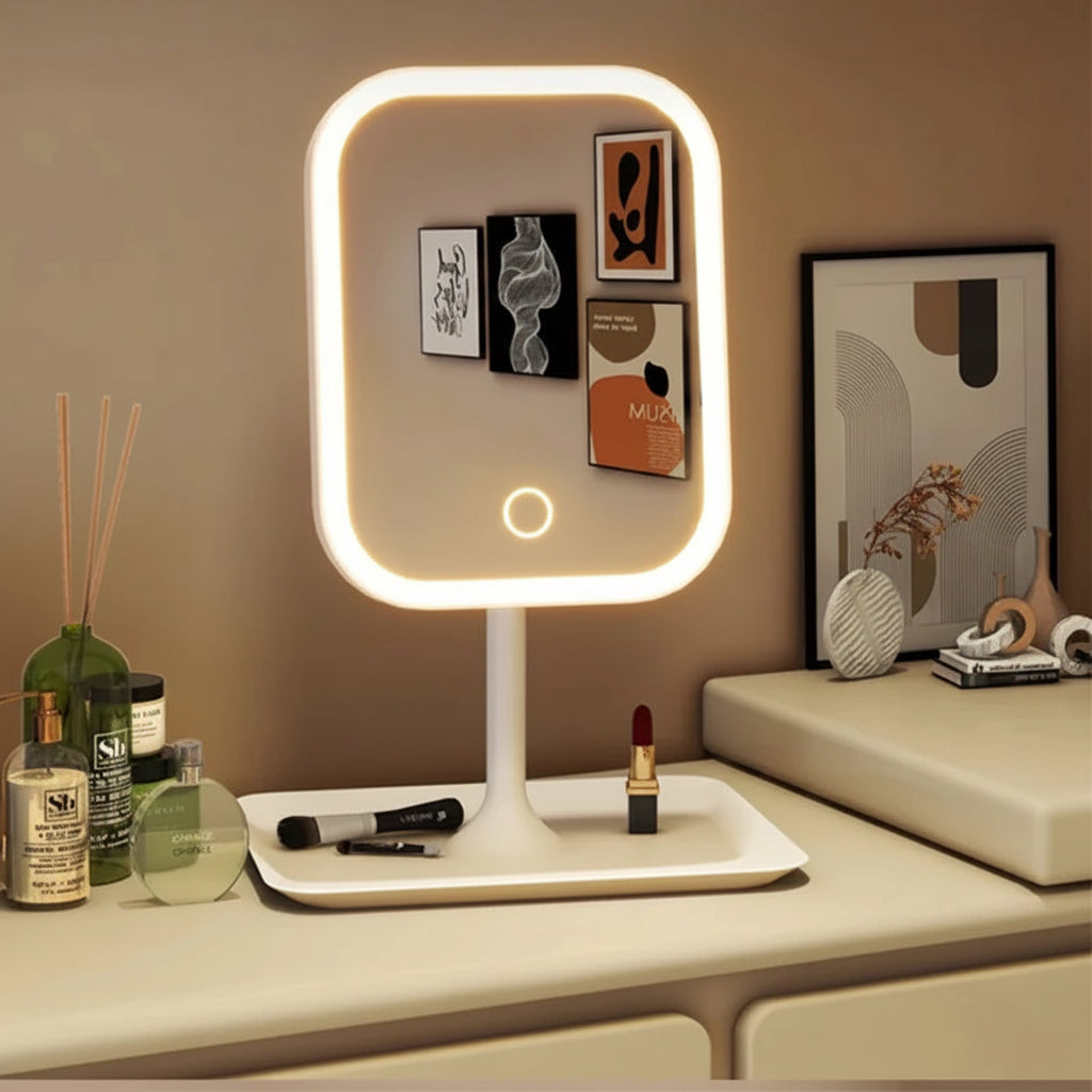 LED Schminkspiegel mit Touch-Steuerung und Schminkbeleuchtung | Temsk