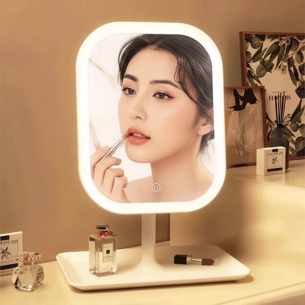 LED Schminkspiegel mit Touch-Steuerung und Schminkbeleuchtung | Temsk