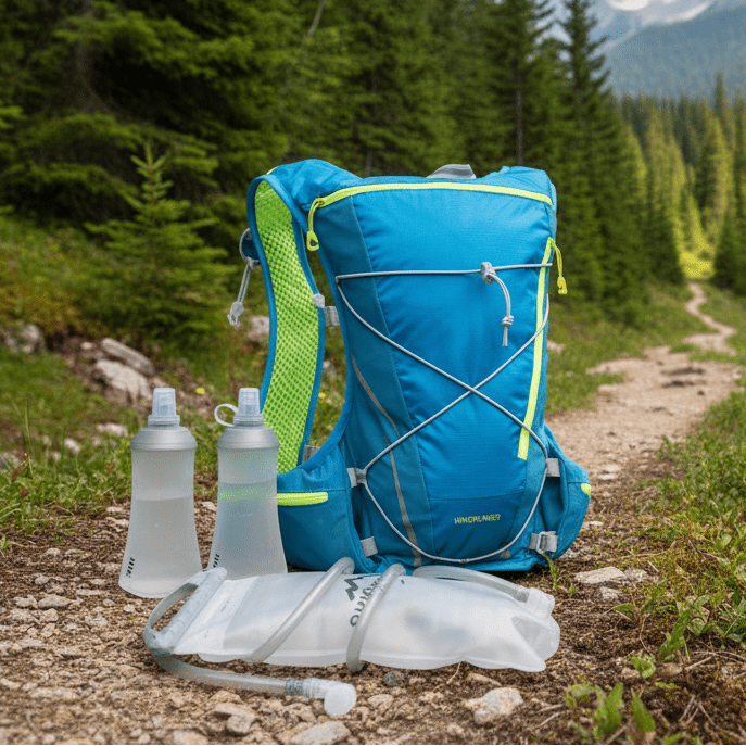 AeroHydra 8L Breathable Hydration Backpack With 1.5L Bladder For Running And Cycling | Temsk