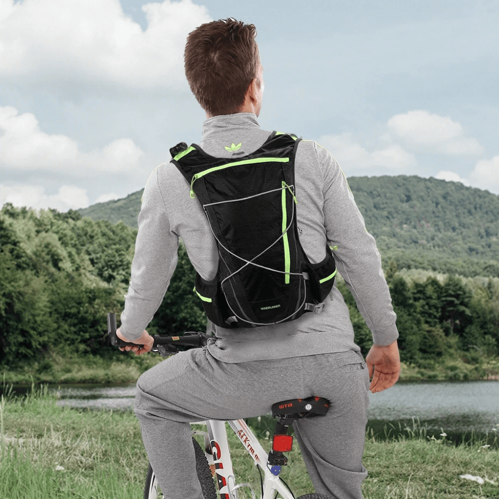 AeroHydra 8L Breathable Hydration Backpack With 1.5L Bladder For Running And Cycling | Temsk