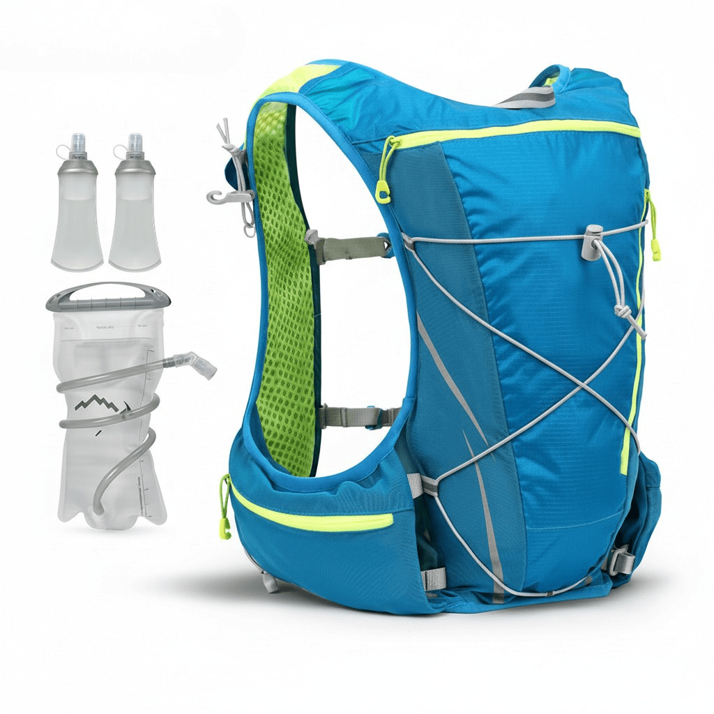 AeroHydra 8L Breathable Hydration Backpack With 1.5L Bladder For Running And Cycling | Temsk
