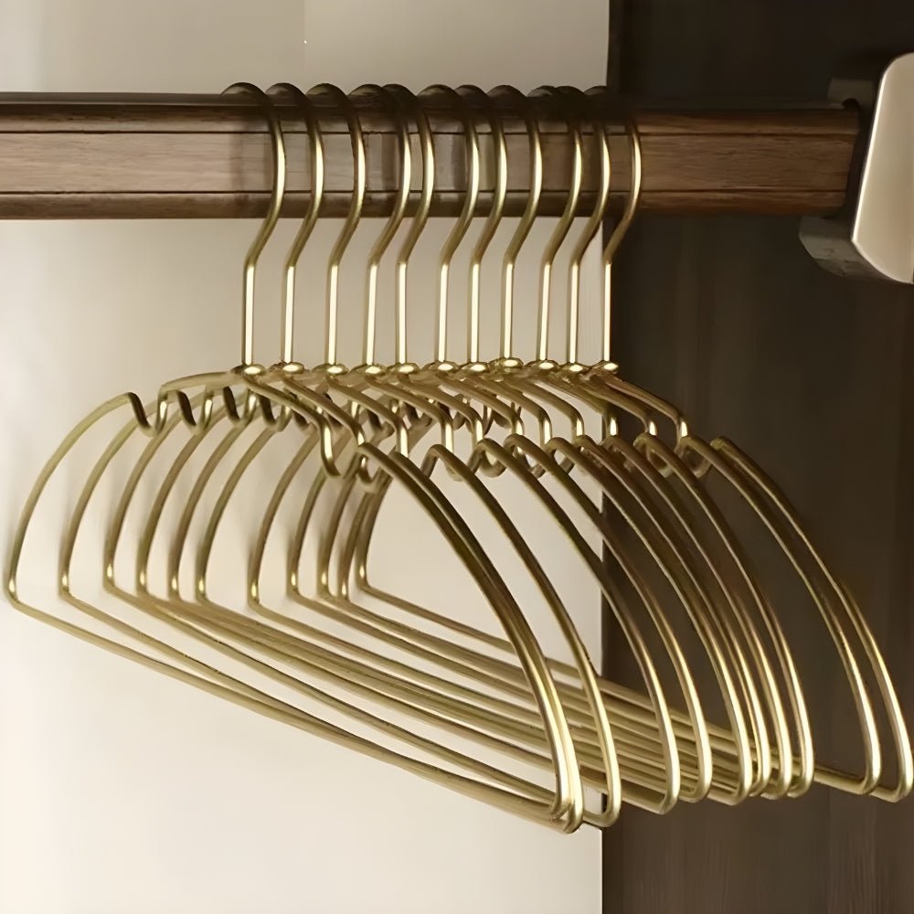 NovaHanger Ultra-Compact Space-Saving Hangers, 10-Pack For Tidy Wardrobes | Temsk