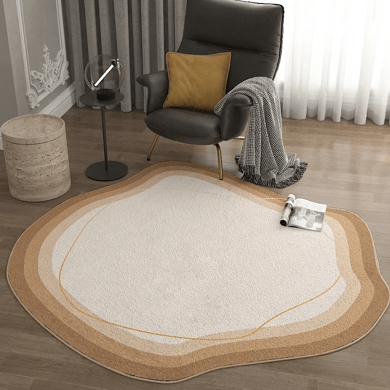 LumaWeave Moderní měkký polyesterový koberec s jemným geometrickým vzorem | Temsk
