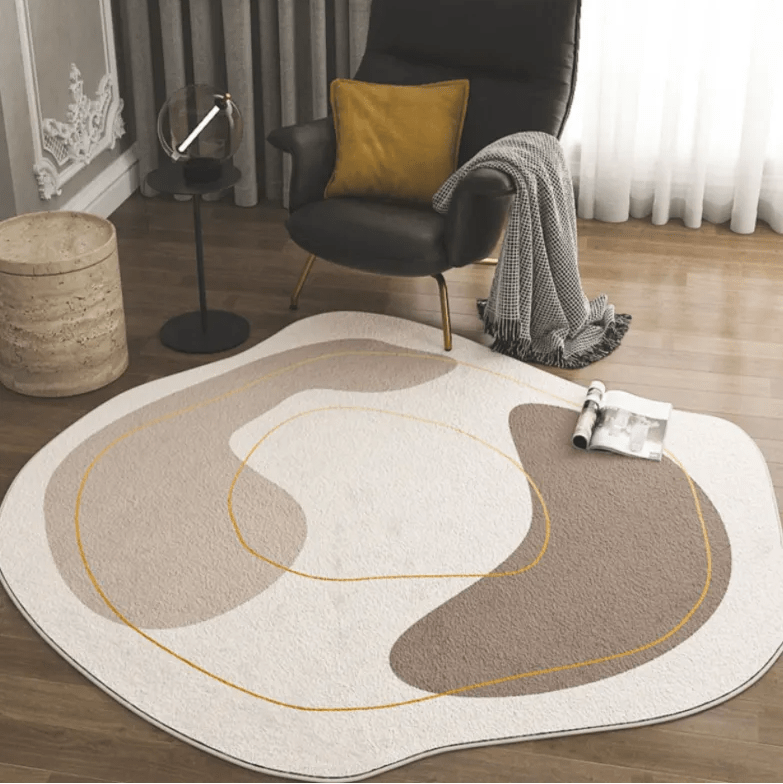 LumaWeave Moderní měkký polyesterový koberec s jemným geometrickým vzorem | Temsk
