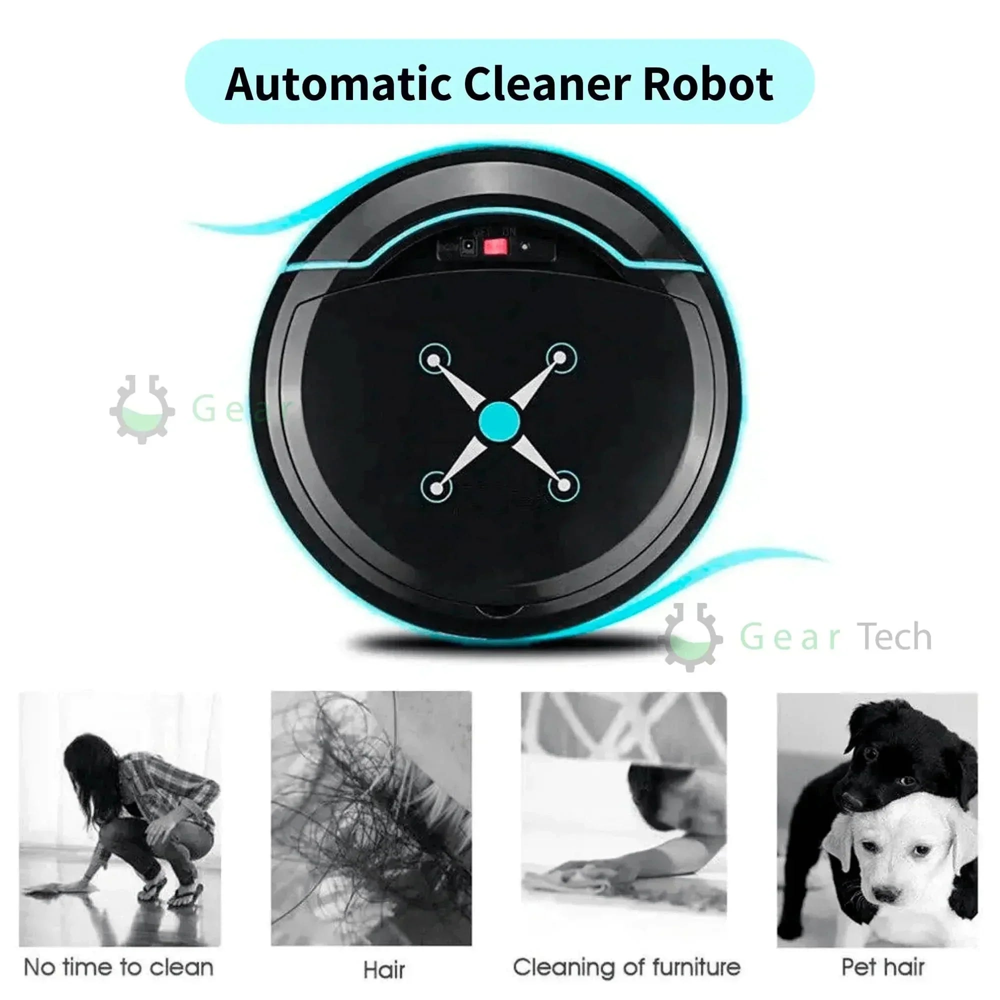 NovaSweep chytrý robotický vysavač s inteligentní navigací a funkcí mopování | Temsk
